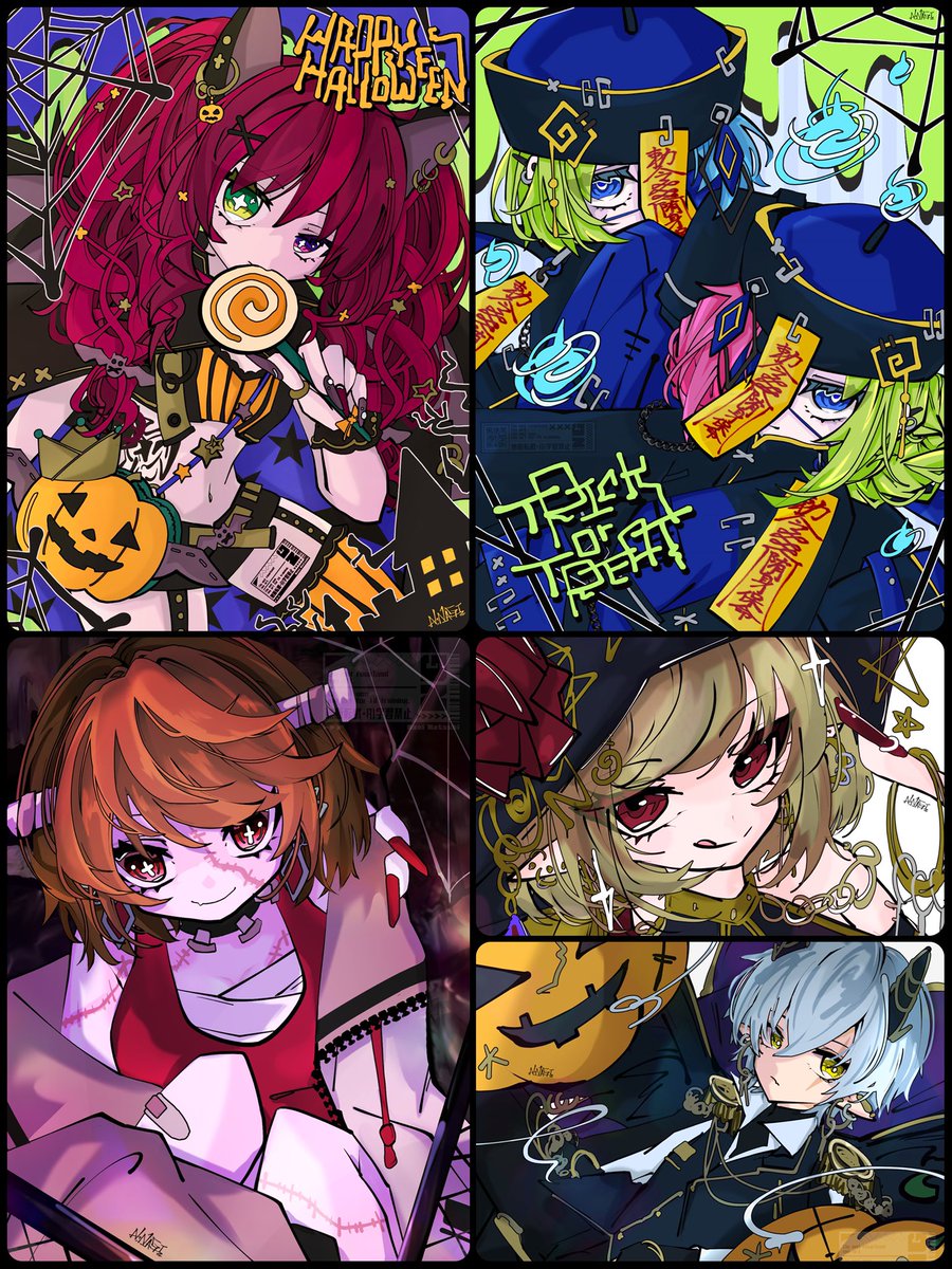 はっぴーはろうぃん！！！
#Halloween2025 #今月描いた絵を晒そう