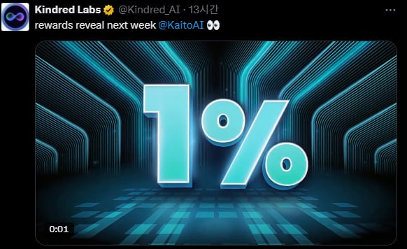 킨드레드 얍핑 보상 다음주에 나옵니다.

<a href="/Kindred_AI/">Kindred Labs</a> 초기 선점 잘 하셨죠?