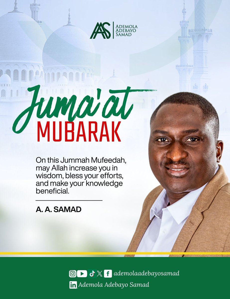 AdemolaASamad's tweet image. Every verse read and every lesson learned today is a seed of light. 

What’s one Islamic lesson that changed your perspective?

#JummahMufeedah #FridayKnowledge #FaithAndGrowth
