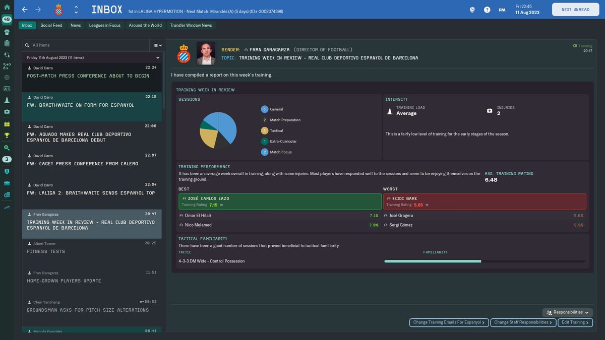 fmscout's tweet image. Echo skin for #FM24 🎨

This clean dark skin has a certain feel-good retro vibe.
☑️ Use with DF11 faces
☑️ Sidebar icons only
☑️ Built on/for 1080p

Download &amp;amp; Details 👇
fmscout.com/a-echo-fm24-sk…