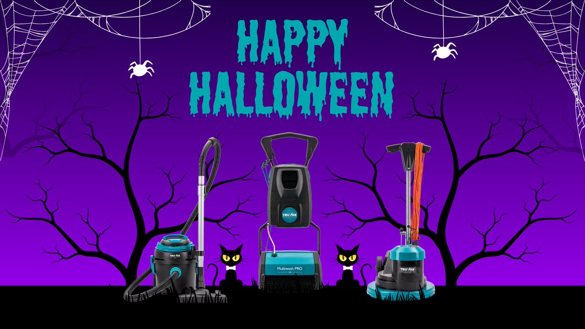 TruvoxInt's tweet image. From cobweb-covered corners to ghoulishly grimy floors, Truvox is here to make every space frightfully clean.

No tricks — just top-quality cleaning solutions that keep your floors looking boo-tiful! 👻

#HappyHalloween #FrightfullyClean #SpooktacularShine