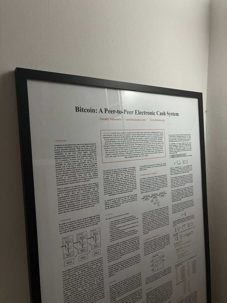 Na današnji dan, prije 17 godina, Satoshi Nakamoto je svijetu, kroz 9 stranica, predstavio šta je i kako funkcioniše prvi u potpunosti decentralizovan novac otporan na cenzuru, inflaciju i korupciju.

Srećan Bitcoin Whitepaper dan!