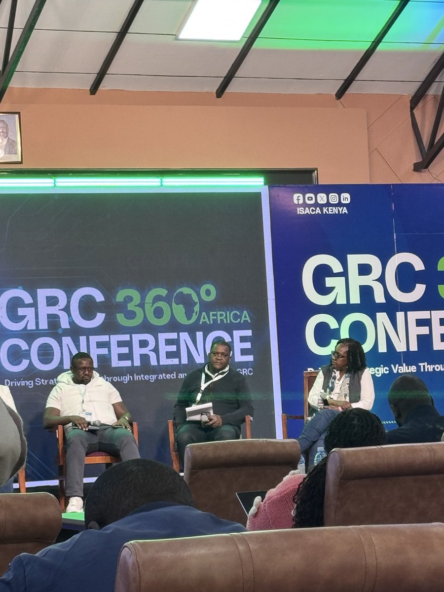 stephen_odipo's tweet photo. Day 3 at the GRC 360 Africa Conference courtesy of @Isaca_kenya #ISACAKEGRC2025 https://t.co/6gfPhGneAU