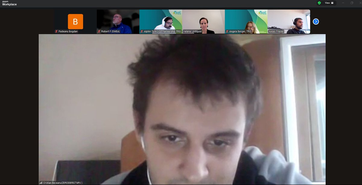 ZERODEFECT4PV's tweet image. The BEIA team participated in the CETP-TRI5 and ERA-NET JPP SES Knowledge Community Co-Creation Workshop – Scaling Project Impacts, an online event organized by the CETP TRI5 Knowledge Community on October 24. During the workshop, the team presented the ZERODEFECT4PV Project.