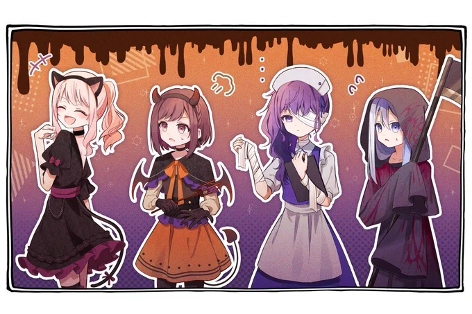 💻🎃💜
#prsk_FA  #Halloween 