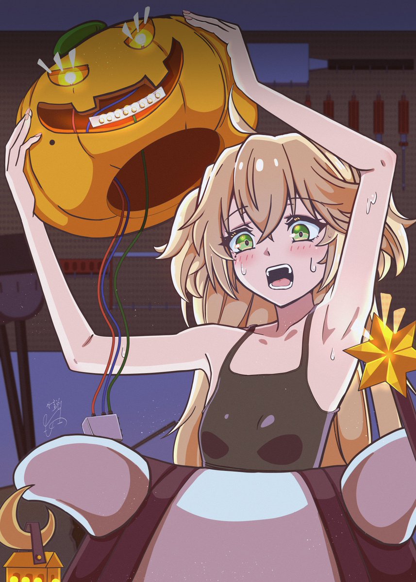 Light_novel_800's tweet image. #アズールレーン #AzurLane #ハロウィン
アドミラル・ヒッパー「ちょっと、そこまで驚く!?」