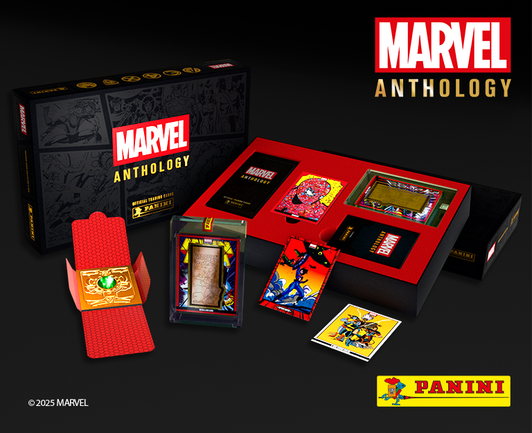 Feiere über 60 Jahre #Marvel-Geschichte mit der exklusiven Marvel Anthology Collection!
Alle Infos:
👉 Panini Marvel Trading Card Collection
panini.de/shp_deu_de/sti…

Jede Box enthält neue und originale Illustrationen, gedruckt in limitierter und nummerierter Auflage! 🌟