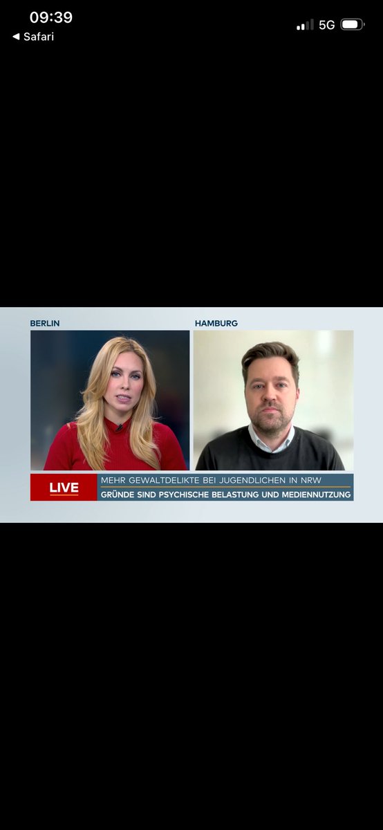 Bei <a href="/Welt/">WELT</a> TV spreche ich über neueste Zahlen zur Jugendgewalt und Erkenntnisse aus unserem Buch „Neue Deutsche Gewalt“

📺 welt.de/politik/deutsc… 

📕 amazon.de/Neue-Deutsche-…

<a href="/CHBeckLiteratur/">C.H.Beck Literatur</a>