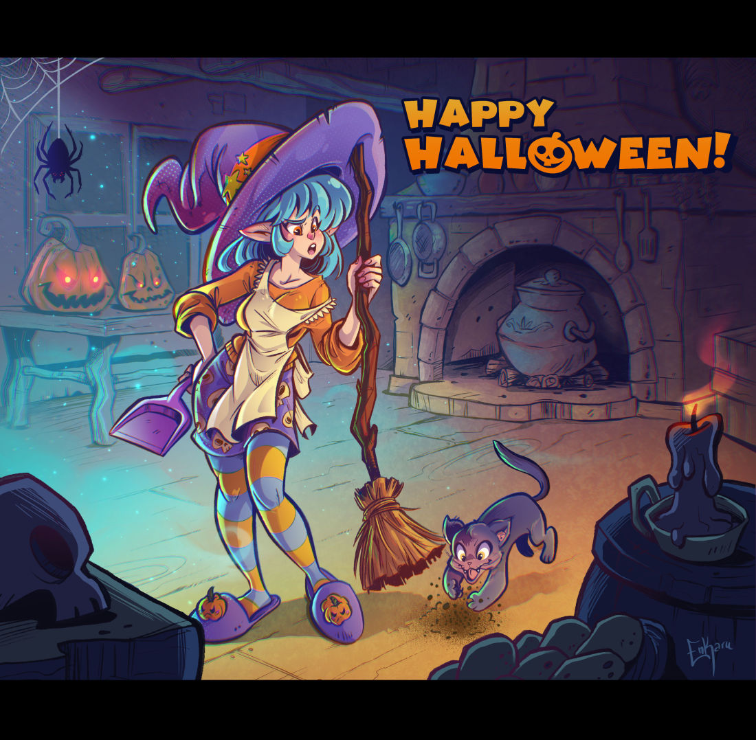 Happy Halloween, my beautiful ones!
Wishing you a wonderful and magical weekend full of candy, roasted chestnuts, and the warmth of your loved ones. 🎃✨🎃👻✨
#halloween #halloweenart #witchy