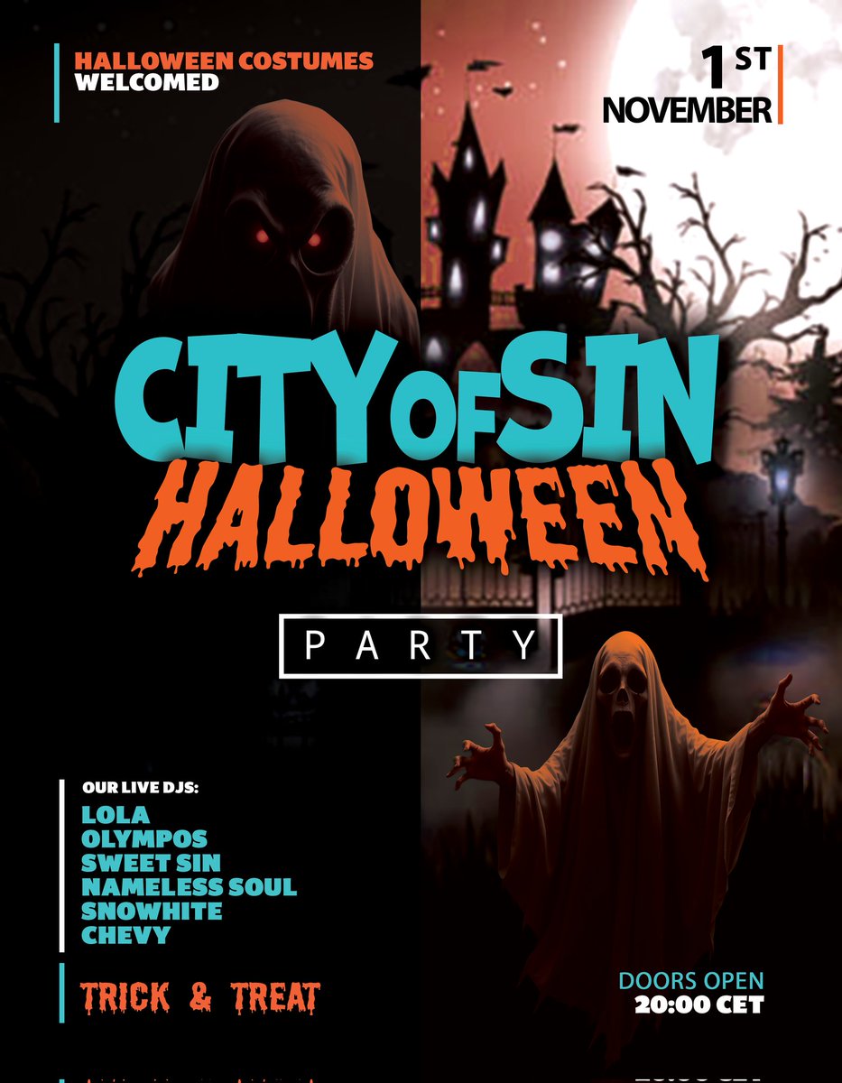 Halloween may be over after today,  but  it doesn't mean the party has to end. CoS will be opening once again this Saturday and I will be playing Acid. Bring your candy,  your costumes and your vibe👻🎃
#3DXChatGame #3dxchat #3dxchatlife #LiveMusic #music #acid #techno #Halloween
