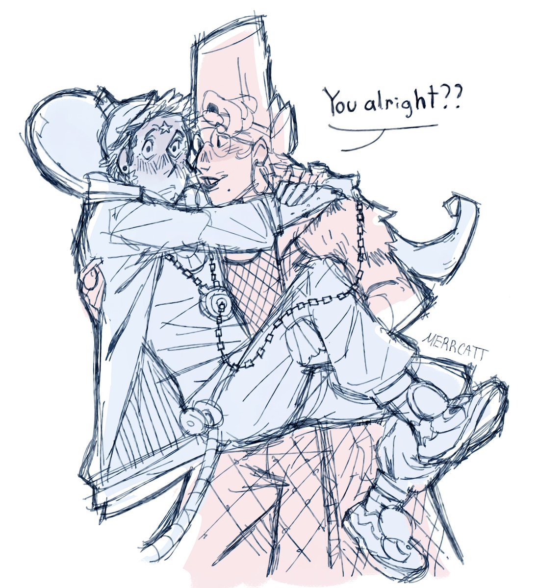 MERRCATT's tweet image. toiletbrush doodles I did for @cuvilouz birthday🎉
#dateeverythinggame