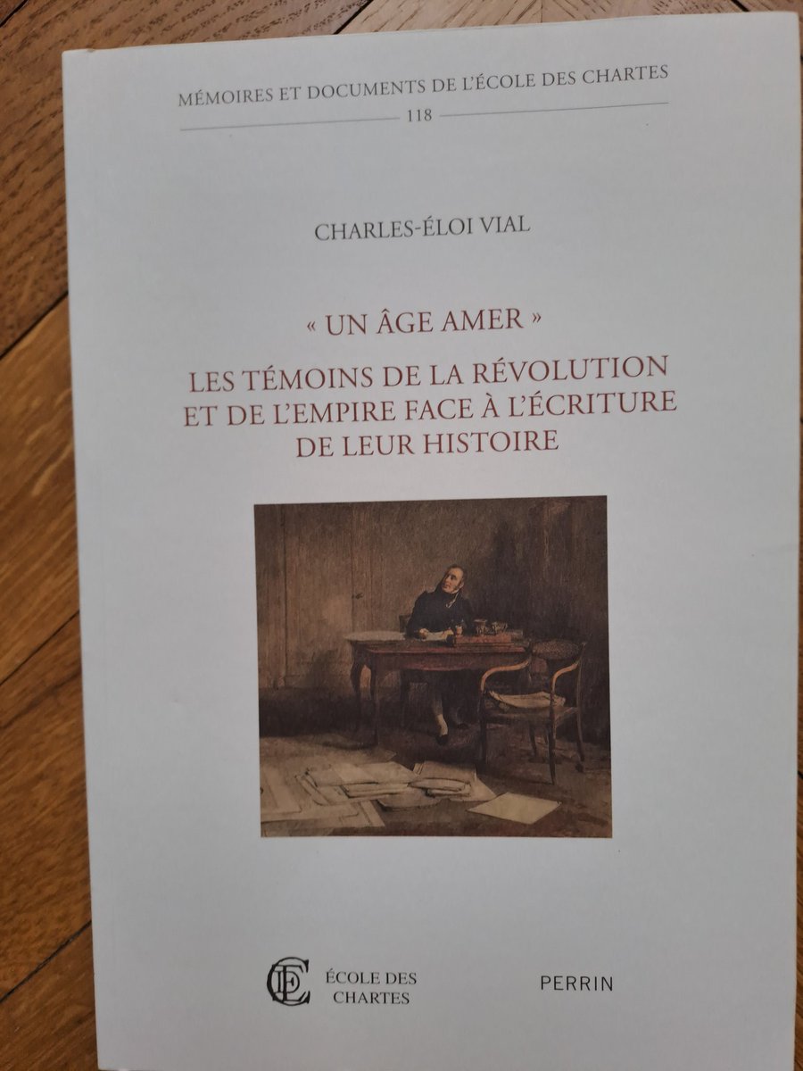 DupratA's tweet image. #VendrediLecture 
L&apos;écriture (ou, mieux, la réécriture) de l&apos;histoire vue au 19è siècle par ceux qui l&apos;ont faite durant la Révolution française et l&apos;Empire. Merci @eligidius