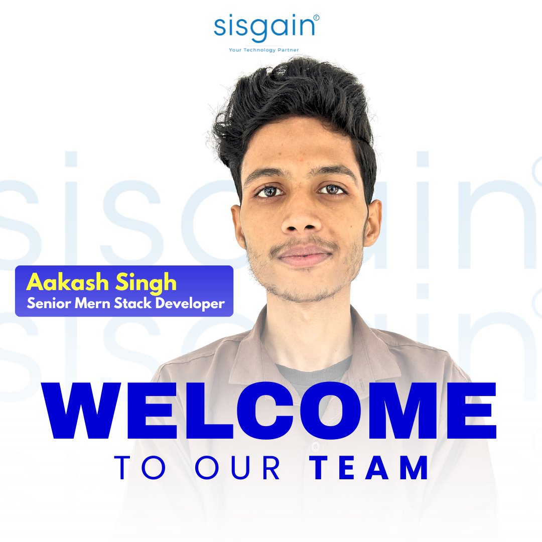 spectrum1995's tweet image. Excited to welcome Aakash Singh as our Senior MERN Stack Developer at SISGAIN! 🚀
His expertise will power smarter, scalable web solutions. 💻✨
#mernstackdeveloper #webdevelopment #sisgain #techinnovation #welcomeaboard