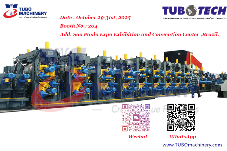 andywang345603's tweet image. Exhibiton Name ： TUBOTECH-WIRE Brazil 2025

Date : October 29th to 31st, 2025

Address : （São Paulo Expo Exhibition and Convention Center） Imigrantes Highway, km 1,5–Zip Code: 04329-900–Sao Paulo

Booth No.: 204

#TUBOTECH WIRE Brazil#TUBOTECH#Brazil exhibition#SaoPaulfair2025