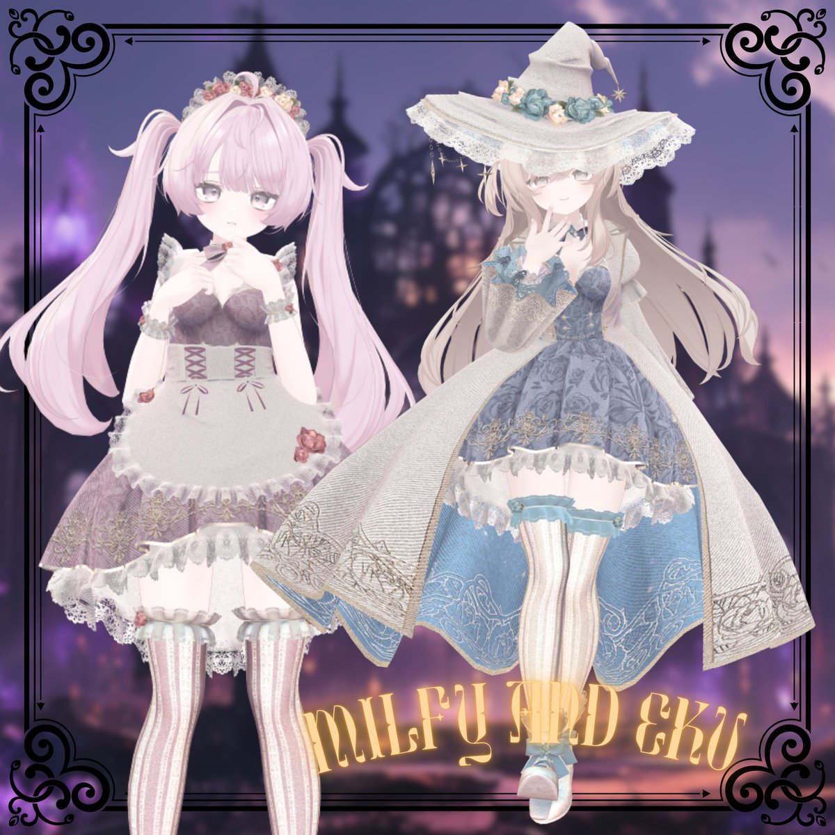 Trick or Treat?追加対応のお知らせ🎃
ミルフィちゃん、エクちゃんに対応しました!!
フルパックを既に購入されている方は、そのままダウンロードできます❣️
ハロウィン当日、楽しみましょう!!👻

【複数アバター対応】Trick or Treat? | Through the Looking-Glass thrlooking-glass.booth.pm/items/6174677 #booth_pm