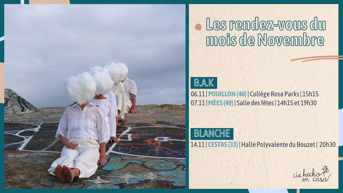 ➡️  Au programme du mois de Novembre 2025