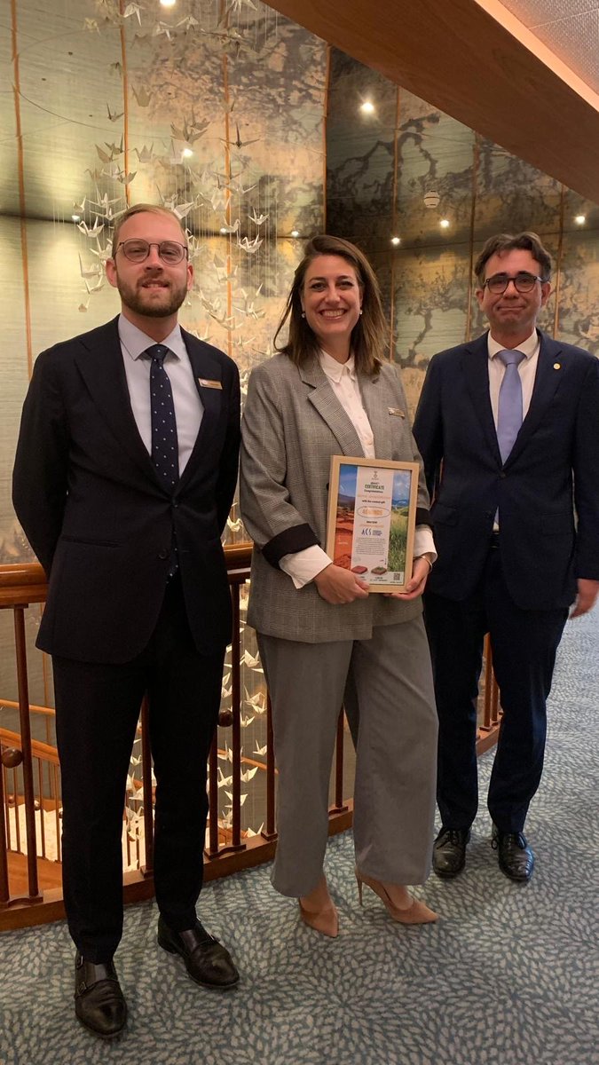 ACS was honoured to present a certificate to Saskia Kijne, Director of Groups &amp; Events at the Hotel Okura Amsterdam. This certificate confirms our donation to the <a href="/justdiggit/">Justdiggit</a> initiative to regreen 5,000m2 of degraded land in Africa, on behalf of the Hotel.