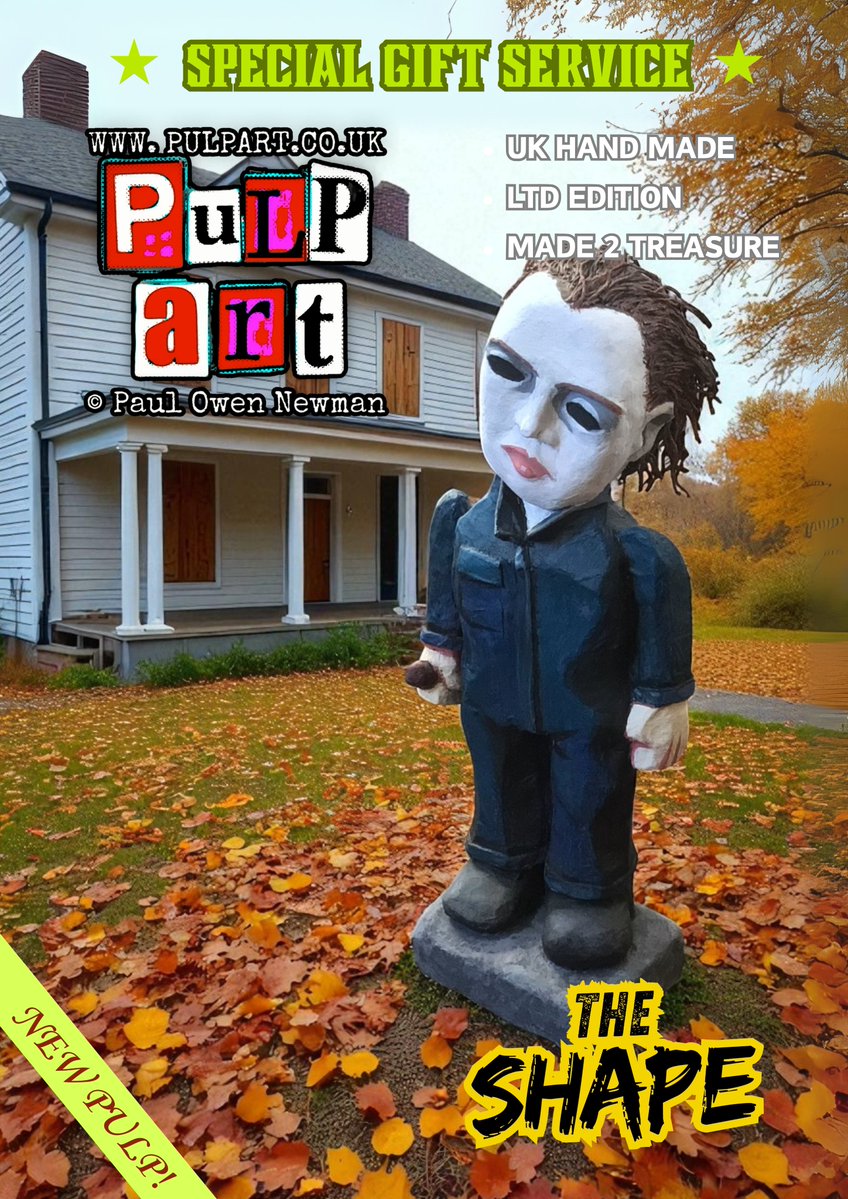 wwwpulpartcouk's tweet image. 🎃Bring the horror home! This Michael Myers figurine - AKA &quot;The Shape&quot; - is not a toy! 🎞️It&apos;s a piece of cinematic history, a shape of terror that defined horror cinema for nearly five decades. Happy Halloween! 🎃
pulpart.co.uk/new-pulp/f/the…
#michaelmyers #PulpArt #Halloween