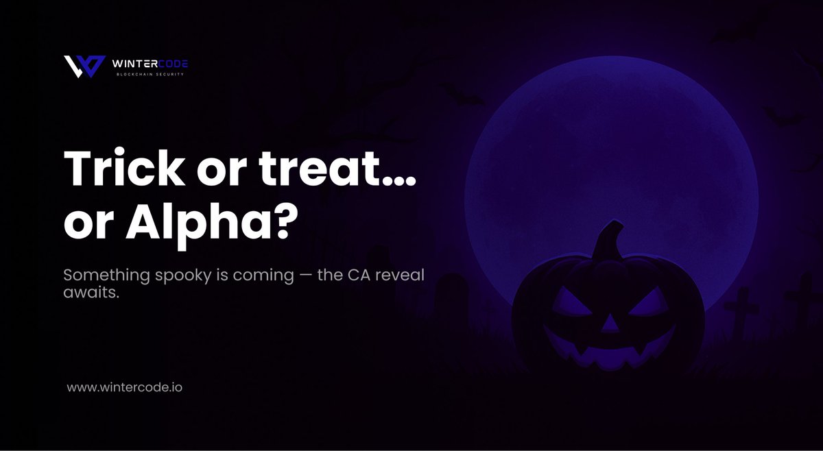wintercodeaudit's tweet image. Trick or treat… or Alpha? 👻
Something spooky is coming