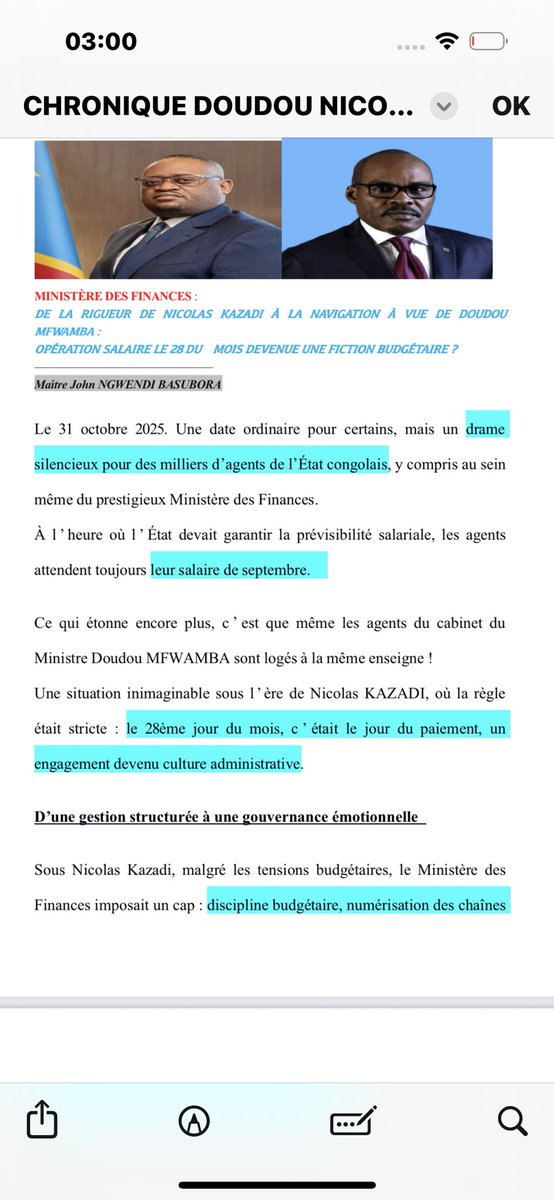basubora_ng's tweet photo. LIRE L’INTÉGRALITÉ DE CETTE ANALYSE EN 3 IMAGES
@chauffeur243 @StanysBujakera @Bisoterrain1 @Presidence_RDC @nskazadi @LikundeR  @AugustinKabuyaT @TV5MONDEINFO @FP_RDC @central_sage @deodivo https://t.co/pBZCNm2ou2