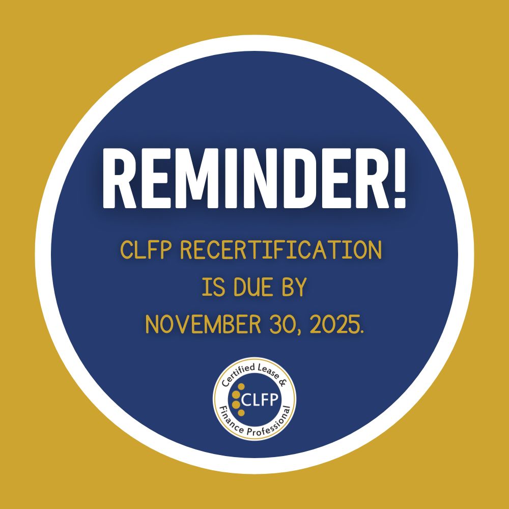 CLFP_Foundation's tweet image. Hi CLFPs! It’s the final month to recertify for 2026. The deadline for Recertification is November 30, 2025. We appreciate your attention to this important process and look forward to celebrating another year together! 

Email renewal@clfpfoundation.org for support if needed.