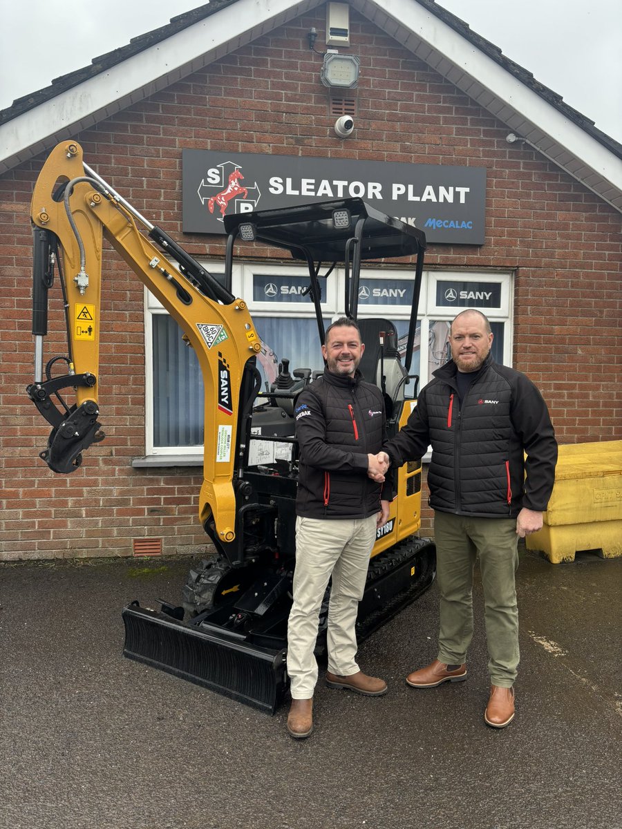 We’re thrilled to welcome Alister McClintock back to Sleator Plant as Business Development Manager for NI! 🎉

He’ll be driving heavy machine sales across SANY, Rokbak, Genie &amp; Mecalac.

Welcome back, Alister! 👏
#TeamSleator #ConstructionEquipment