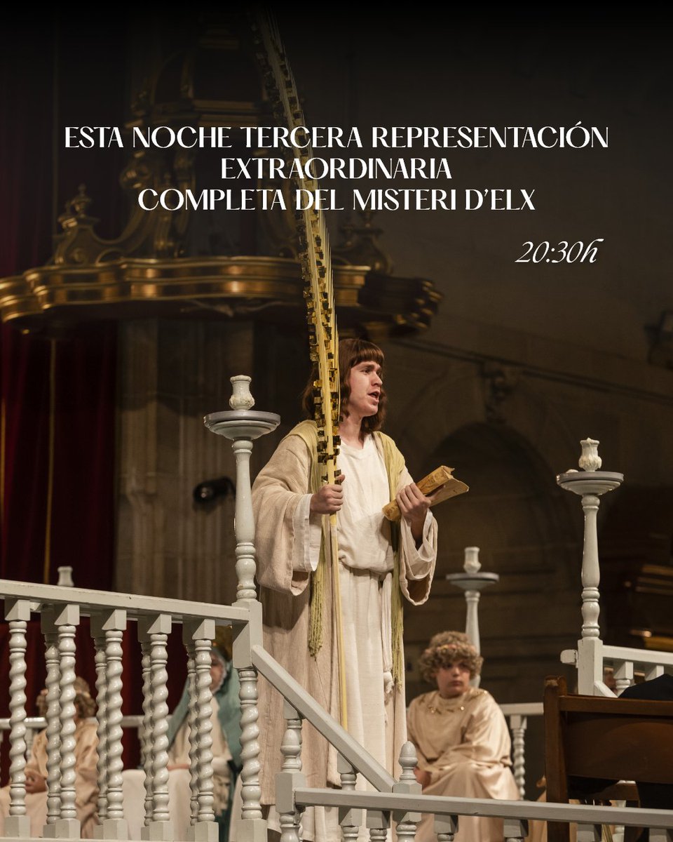 Tercera representación extraordinaria 🎶

---------------------------

Tercera representació extraordinària 🎶

#misteridelx #casadelafesta #lafesta #tradició #patrimoni