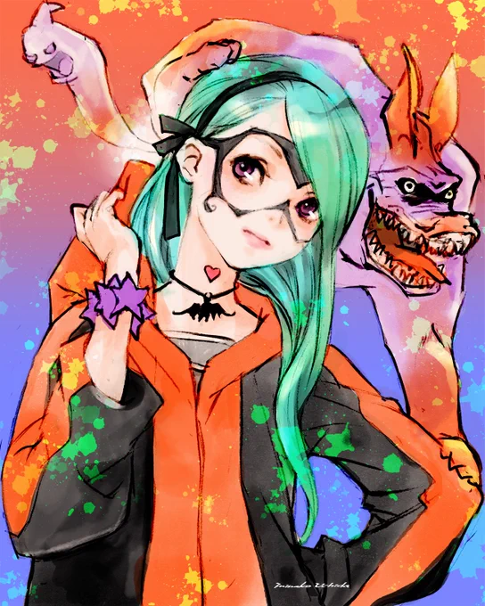 #ハロウィン 過去絵ですが