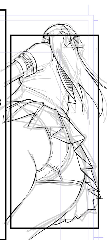 今日はパンツからペン入れです 