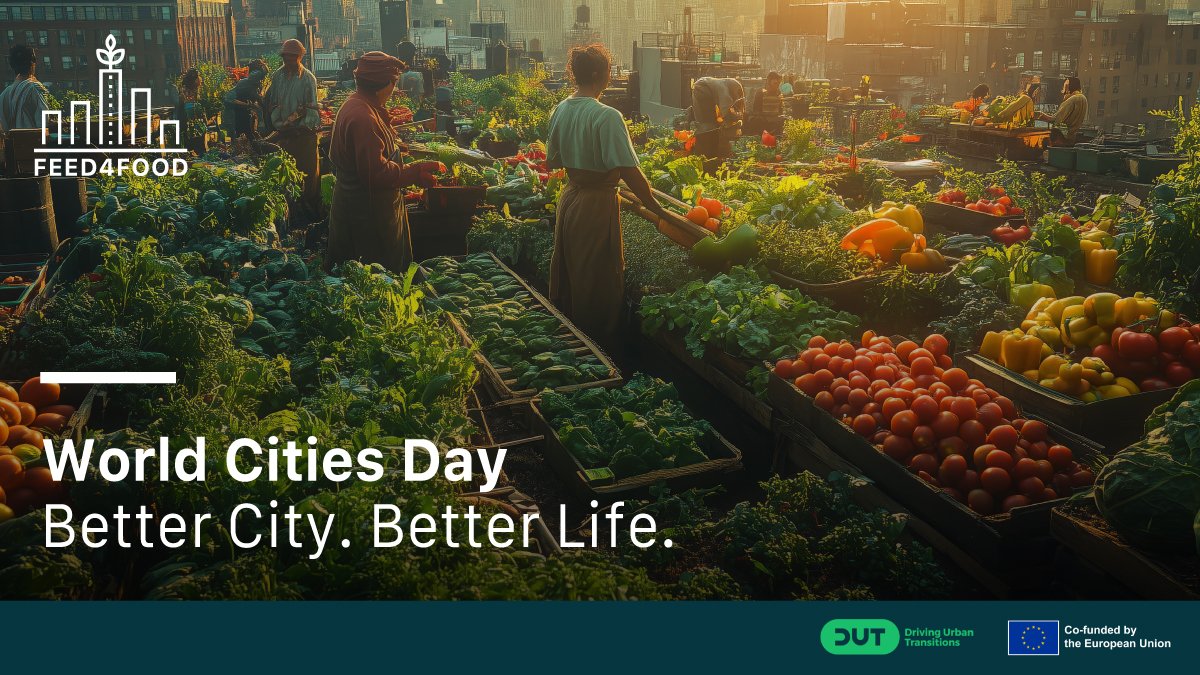 On #WorldCitiesDay we celebrate cities that feed, include &amp; empower. With #Feed4Food, we turn cities into greener, fairer, more inclusive spaces!
<a href="/AREA_Innovation/">AREA</a>
<a href="/Apodissi_Intl/">Apodissi</a>
@DiSCDigitalSus1
<a href="/GERiLAB12/">GERi LAB</a>
<a href="/acwfs_VU/">Amsterdam Centre for World Food Studies</a>
<a href="/StrovolosM/">Strovolos_Municipal</a>