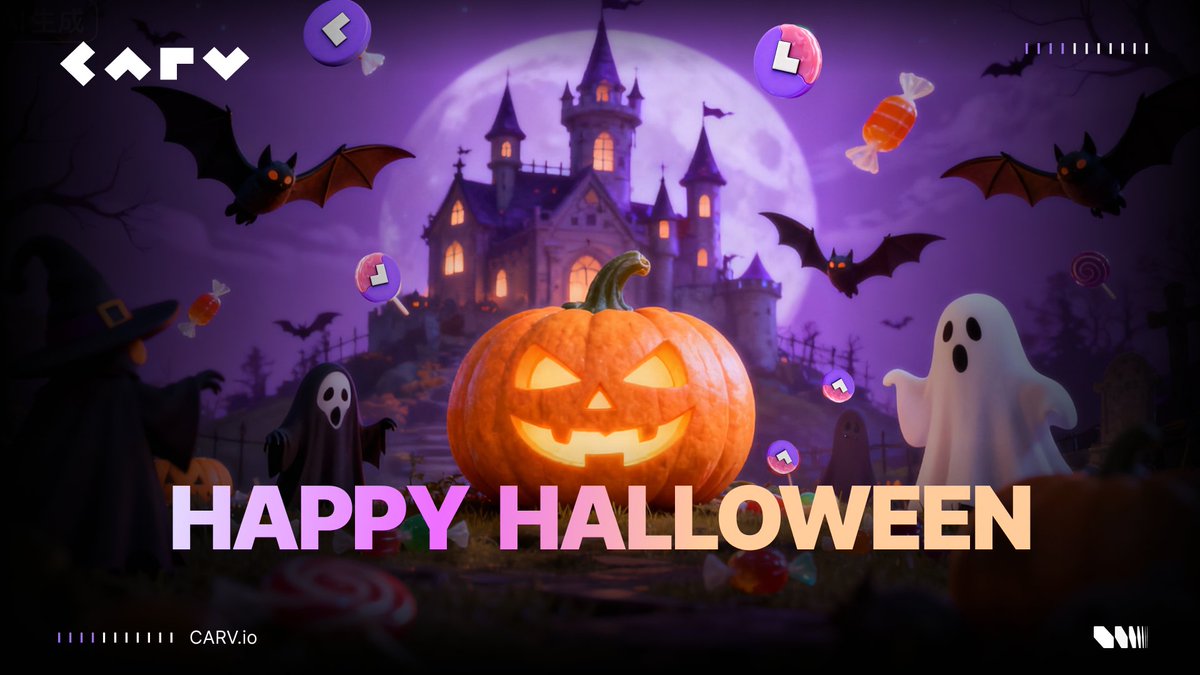 🎃 Trick or Treat… or CARV?

This Halloween, CARV is giving away some treats via <a href="/CashieCARV/">Cashie by CARV</a>, our identity-native payout assistant powered by CARV ID and <a href="/base/">Base</a> AgentKit.

How to join:
1️⃣Make sure you follow @CARV_Official and <a href="/CashieCARV/">Cashie by CARV</a>
2️⃣Make sure you have your X bound to your