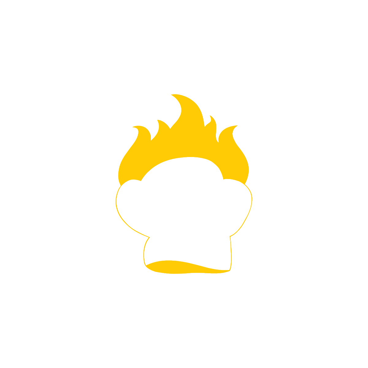 Here is the new logo concept we have come up with for Let's Cook

I'm very impressed and happy with how this turned out. I wanted to keep the chef hat and flame style and <a href="/KaduruDavid/">Five!</a> killed it, it looks incredible in my opinion 

I'm telling you that Let's Cook is going to