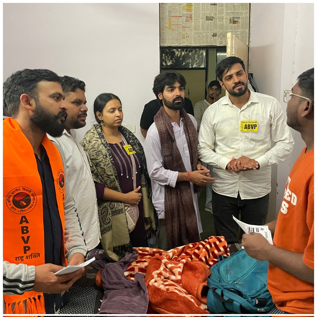 abvpjnu's tweet photo. Vote for change! Vote for ABVP 

Vikas Patel: President 
Tanya Kumari: Vice President 
Rajeshwar Kant Dubey: General Secretary 
Anuj: Joint Secretary
                 
#abvp #abvp4jnusu https://t.co/MYcRMp4go4