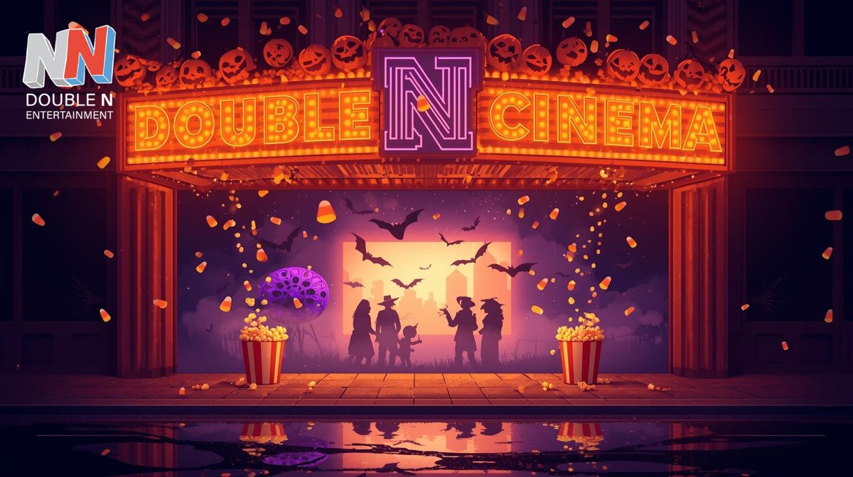 👻 A night more thrilling than popcorn,
🎬 Halloween with Double N.