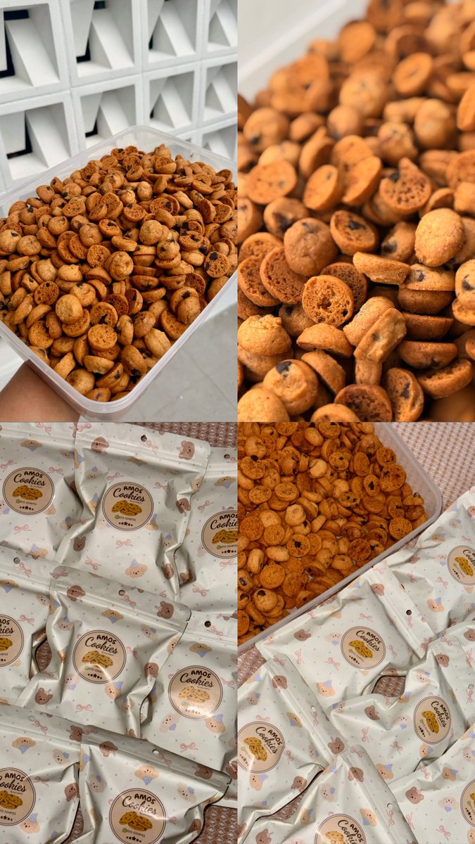 by_tira's tweet photo. Hi! Saya jual Amos Cookies! 🍪
Mini cookies rangup yang sekali makan memang tak boleh stop 😋
Wangi, penuh choc chip, dan datang dalam packaging comel, sesuai untuk kudapan harian✨

📍Sikamat, Temiang, Seremban 
📲 Nak order? Terus WhatsApp saya 

https://t.co/FKgXMWtl2t https://t.co/9aOcx6DeLb