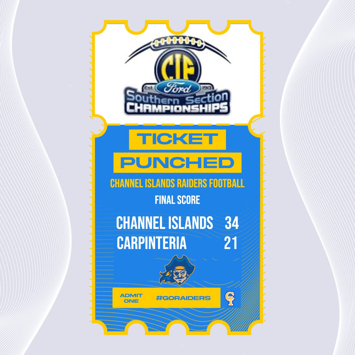 Channel Islands Raiders Football tweet media