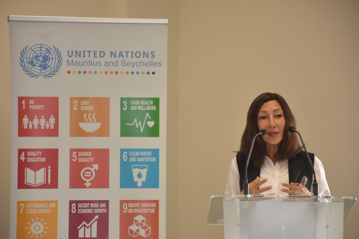 UN_Mauritius's tweet photo. Together for a sustainable future 🌏
@UNRCO, @Simrique  &amp; @MCCI_Mauritius co-hosted a dialogue with the private sector — fostering innovation and shared solutions for sustainable development.

#SDGs #PartnershipForGoals #GlobalCompactMauritiusIndianOcean https://t.co/fPEihbyWPy