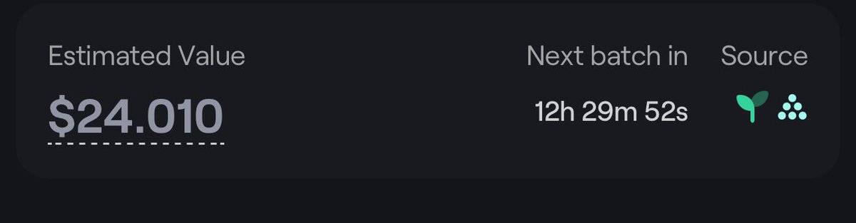 mexwarrior2024's tweet photo. Very nice weekly pasive incomes from fees and farming from @xexchange but I Don’t Mind the value in $, best part is some millions collected for a very long term. Let’s go and thanks to @MultiversX
$MEX ⚡️⚡️⚡️⚡️
#MultiversMEX join the group! https://t.co/GoTlbSKfCm