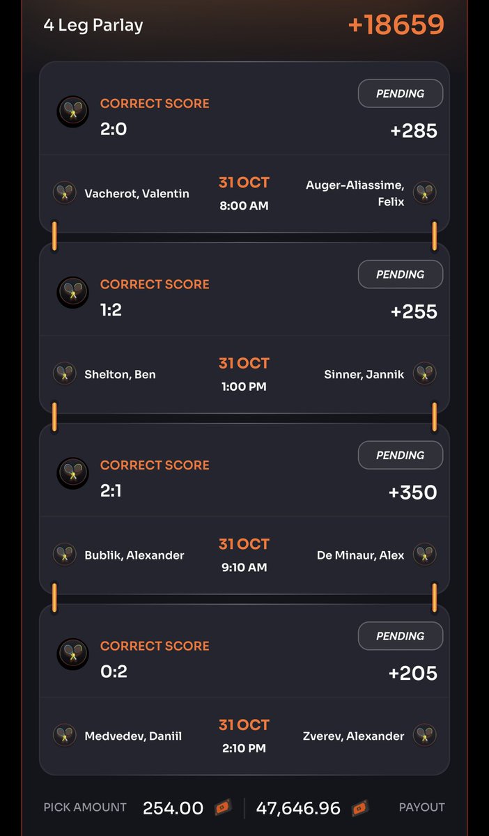 Tennis lotto tomorrow 🎾