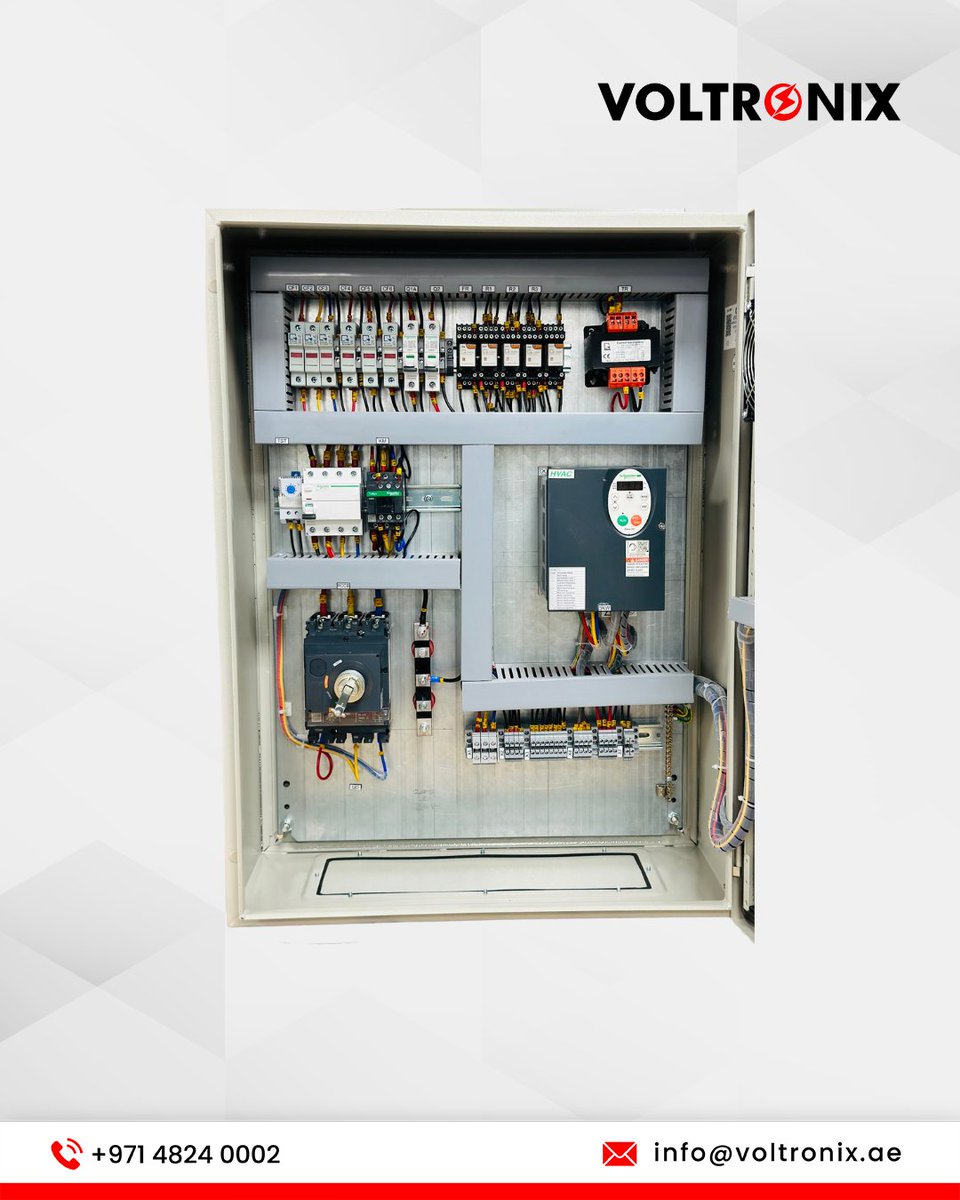 nstsllc's tweet image. Stable Water Pressure with VFD Technology
📞 Contact us today
📱 +97148240002
.
.
.
.
.
.
#VFD #PumpPanel #3KW #MotorControl #ElectricalEngineering
#Switchgear #WaterPump #EnergySaving #Automation #ControlPanel