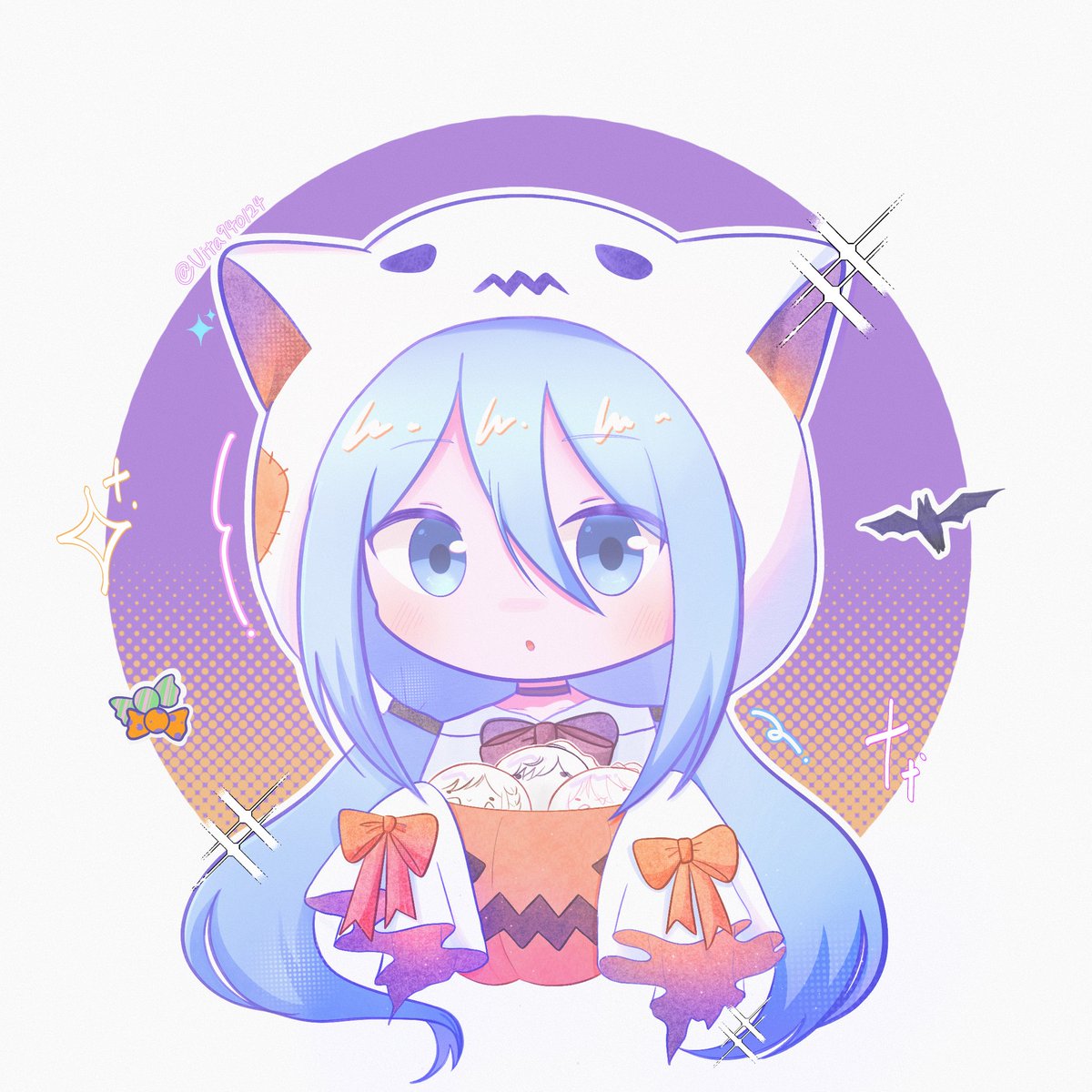 Vita940124's tweet photo. ハッピーハロウィン 🎃！！
#prsk_FA https://t.co/8i2Ooab329