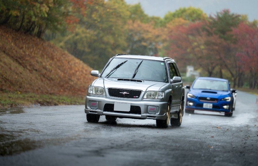 imocci2's tweet image. お写真ありがとうございます！
気がついたらSTIコンプリートカー2台並び入場でした😅
@yoh3san 
@aki_sk9 
#福島フォレスターオフ2025