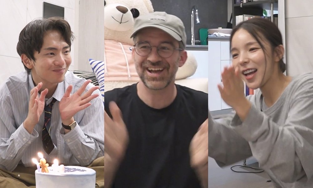 imbcenews's tweet photo. ‘나혼산’ 박천휴, 절친 윌 애런슨-박진주 서울 집으로 초대 “기 빨려” 
#박천휴작가 #HuePark #박진주 #ParkJinjoo #윌애런슨 #WillAronson 
#서울집 #초대 #축하파티 #나혼산 #나혼자산다 #MBC예능 #iMBC연예 

윌 애런슨과 박진주는 박천휴 작가를 보자마자 ‘천휴 놀리기’로 의기투합해 그를 꼼짝 못 하게 만든다. 

또한, 세 사람이 소파에 기대어 바닥에서 축하 파티를 여는 모습도 포착되었는데, 마치 소풍을 온 듯 흥이 넘치는 이들의 케미가 미소를 자아낸다.

지난 방송에서 반전의 한국어 실력을 보여준 윌 애런슨은 샤이니의 이 노래로 한국어를 공부했다고 밝혀 모두를 놀라게 한다. 

그는 갑자기 무반주로 열정 가득한 무대를 펼치며 분위기를 달군다. 찰떡 호흡을 선보이는 윌 애런슨과 박진주 앞에서 연신 “기 빨려~”를 외치는 박천휴 작가의 모습이 폭소를 유발한다.

🔗https://t.co/dhlfGGvoYG