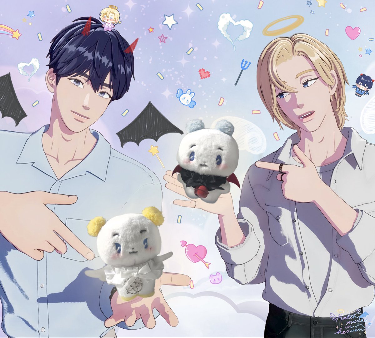 noyecafebkk's tweet image. ˚₊‧꒰ა 💛🩵 ໒꒱ ‧₊˚

กิจกรรมพิเศษลุ้นรับ Welcome set 1 รางวัล
♡ เพียงแค่โควทชุด Moi(มวา) และ Meymu(มเยมู) ในธีม Angel&amp;amp;Devil หรือชุดในแบบฉบับของแฟรี่ และติดแท็ก #MatchMadeInHeavenNOYE
♡ ตั้งแต่วันที่ 31 ต.ค - 29 พ.ย 
♡ ประกาศผล 30 พ.ย เวลา 20.00น.

#PLLIมาเฟ่