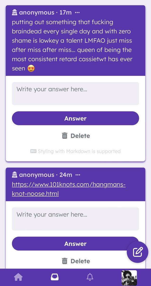 hey guys. so after hearing what happened with noirmachine, i wanted to share a bit of my own story and why i left twitter for a while. for months on end, this is what noirmachine would harass me with. he never left me alone and constantly stalked me, even on my priv. (1/3)