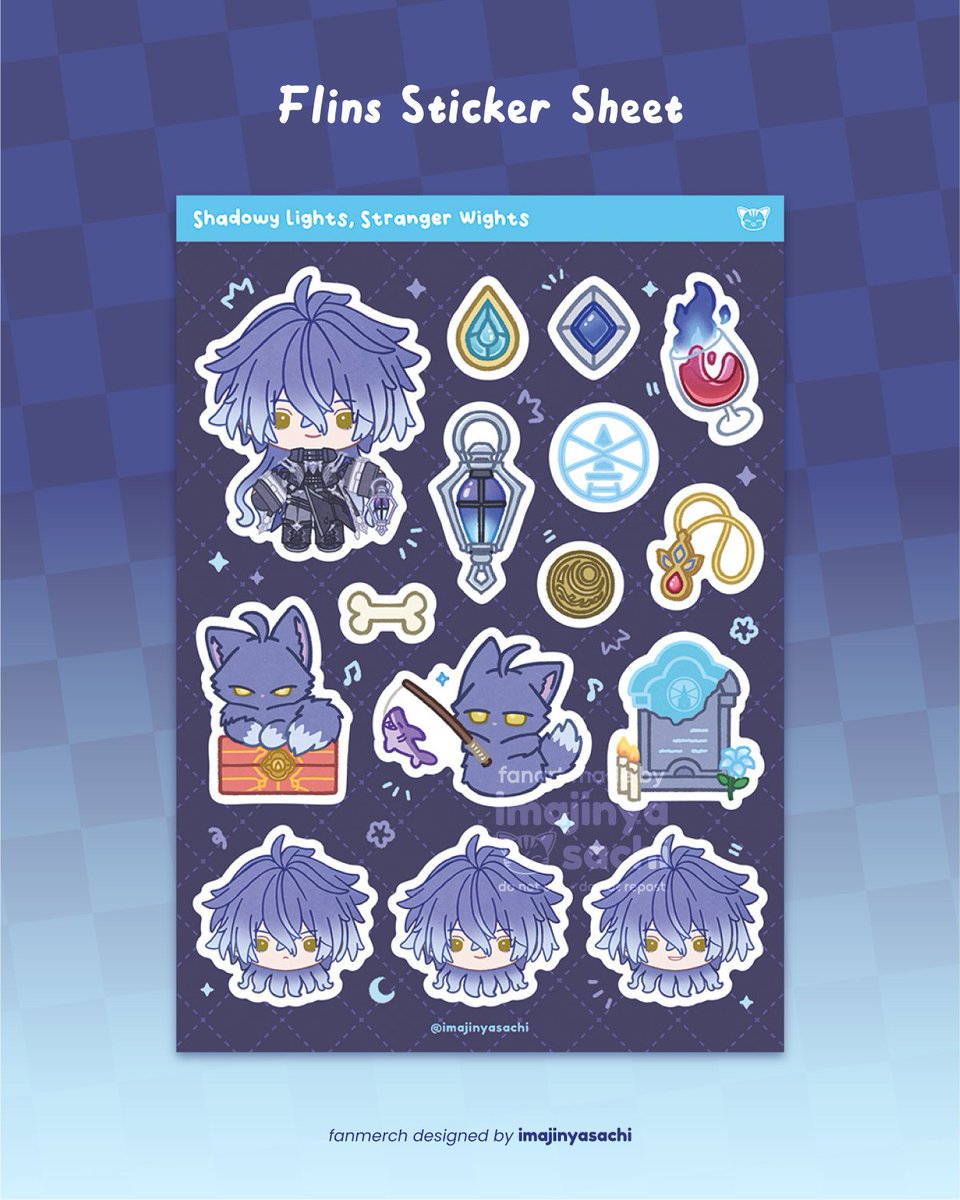 Flins sticker sheet! 🕯️
Ready to be adopted at #CF21 ✨