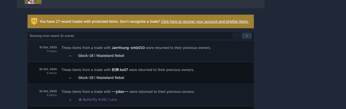 netstatcs2's tweet image. They do this even for 20 usd items, lmao... The most stupid update this was. I hope they add another breaking change within 30d