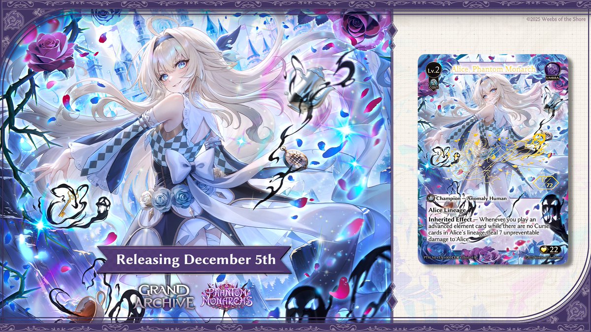 Introducing the CUR of the set, Alice, Phantom Monarchs, only 72