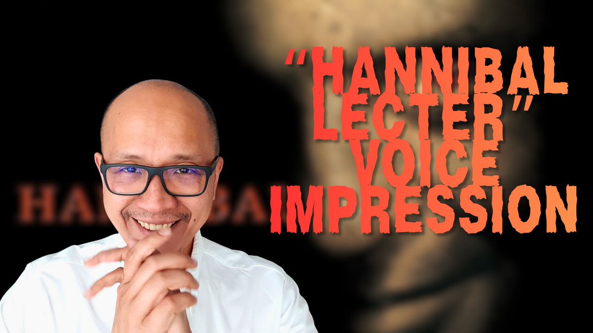 Trying to imitate <a href="/AnthonyHopkins/">Anthony Hopkins</a> in his legendary and one of his career-defining characters as Doctor Lecter is definitely not a joke! I don't think anyone can even come close to giving the same intensity and "chills" the way he did!  #halloween #horror #voiceover #voiceacting
