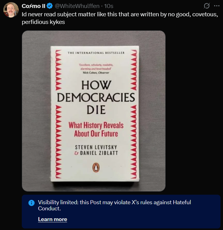 just evading the freespeech police real quick